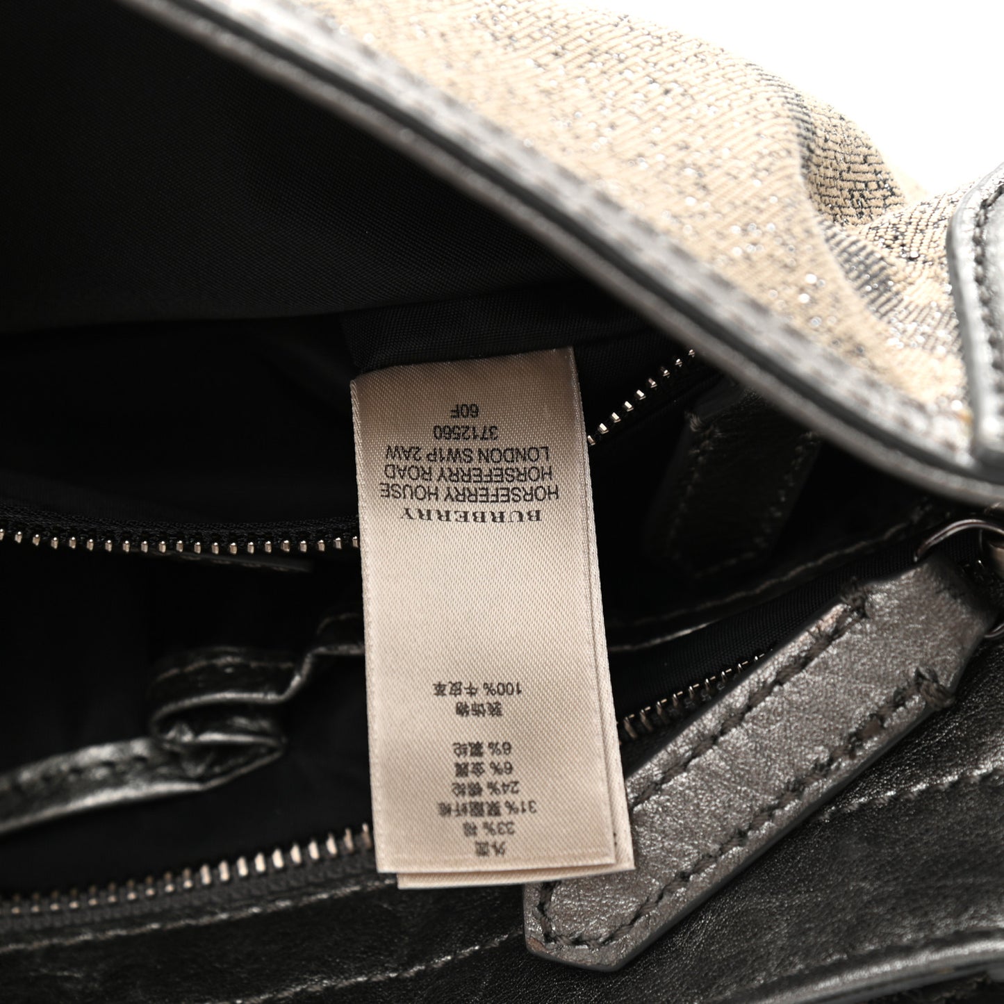 Shimmer Check Fairby Hobo Pewter