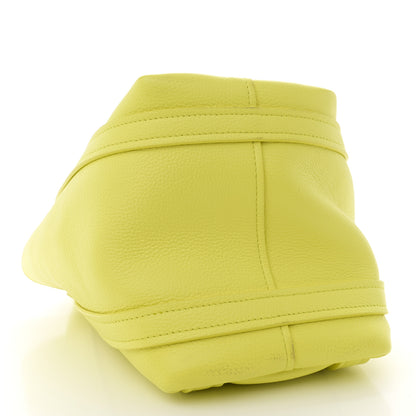 Balenciaga Grained Calfskin XS Everyday North South Shoulder Tote Bag Lemon 4 of 11