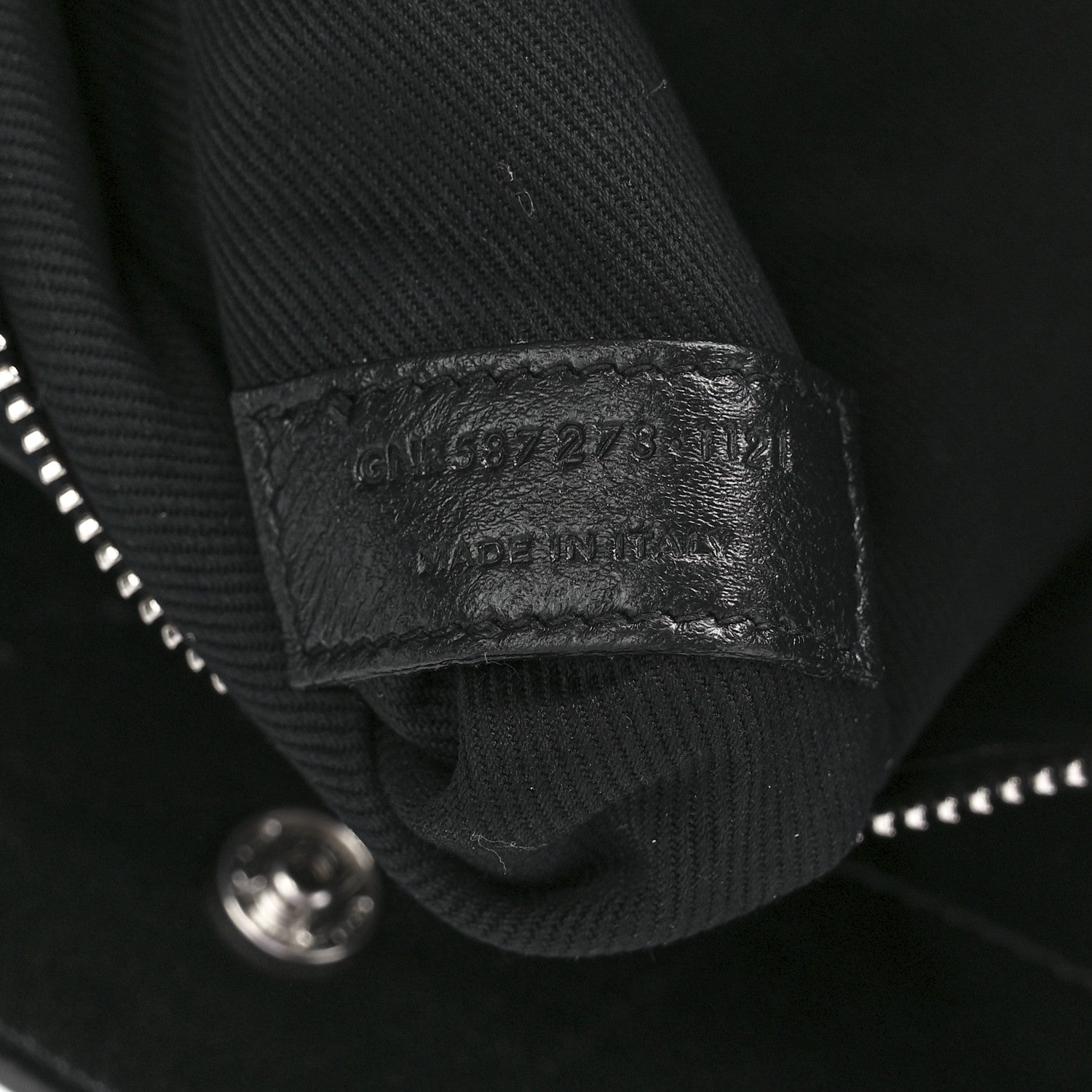 Saint Laurent Vitello Rive Gauche Large Tote Black 7 of 12