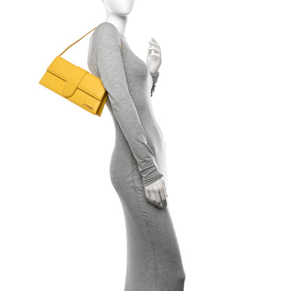 Jacquemus Smooth Calfskin Le Bambino Long Flap Yellow 2 of 12