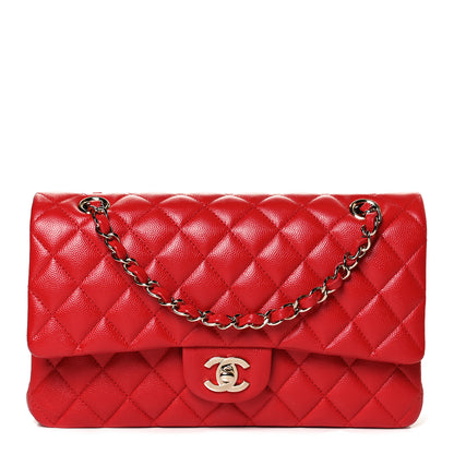 Chanel Caviar Quilted Medium Double Flap Red 1 of 11