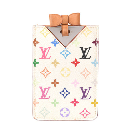 Louis Vuitton Monogram Multicolor Mirror and Case Pouch White 1 of 5