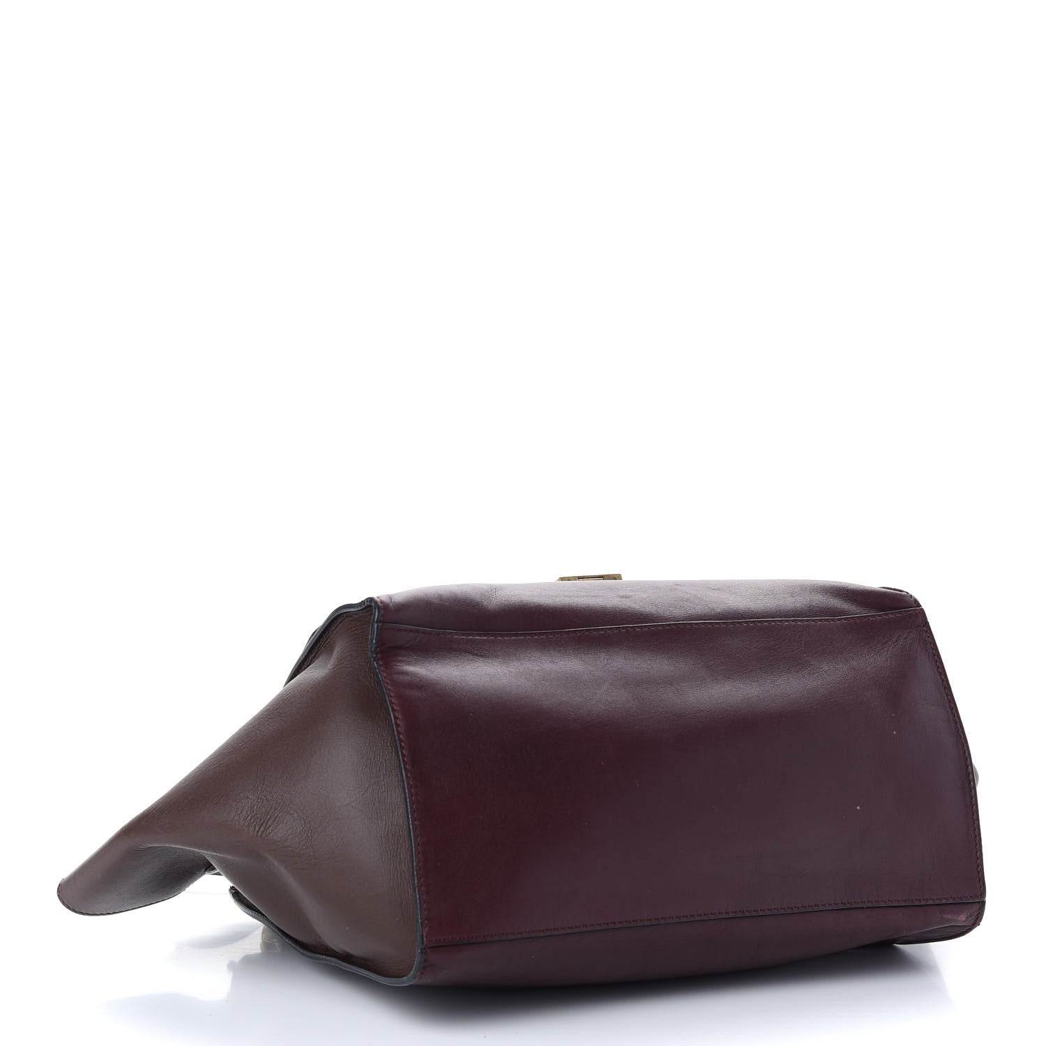 Celine Smooth Calfskin Medium Tri-Color Trapeze Ebony 4 of 10