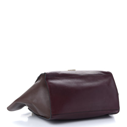 Celine Smooth Calfskin Medium Tri-Color Trapeze Ebony 4 of 10