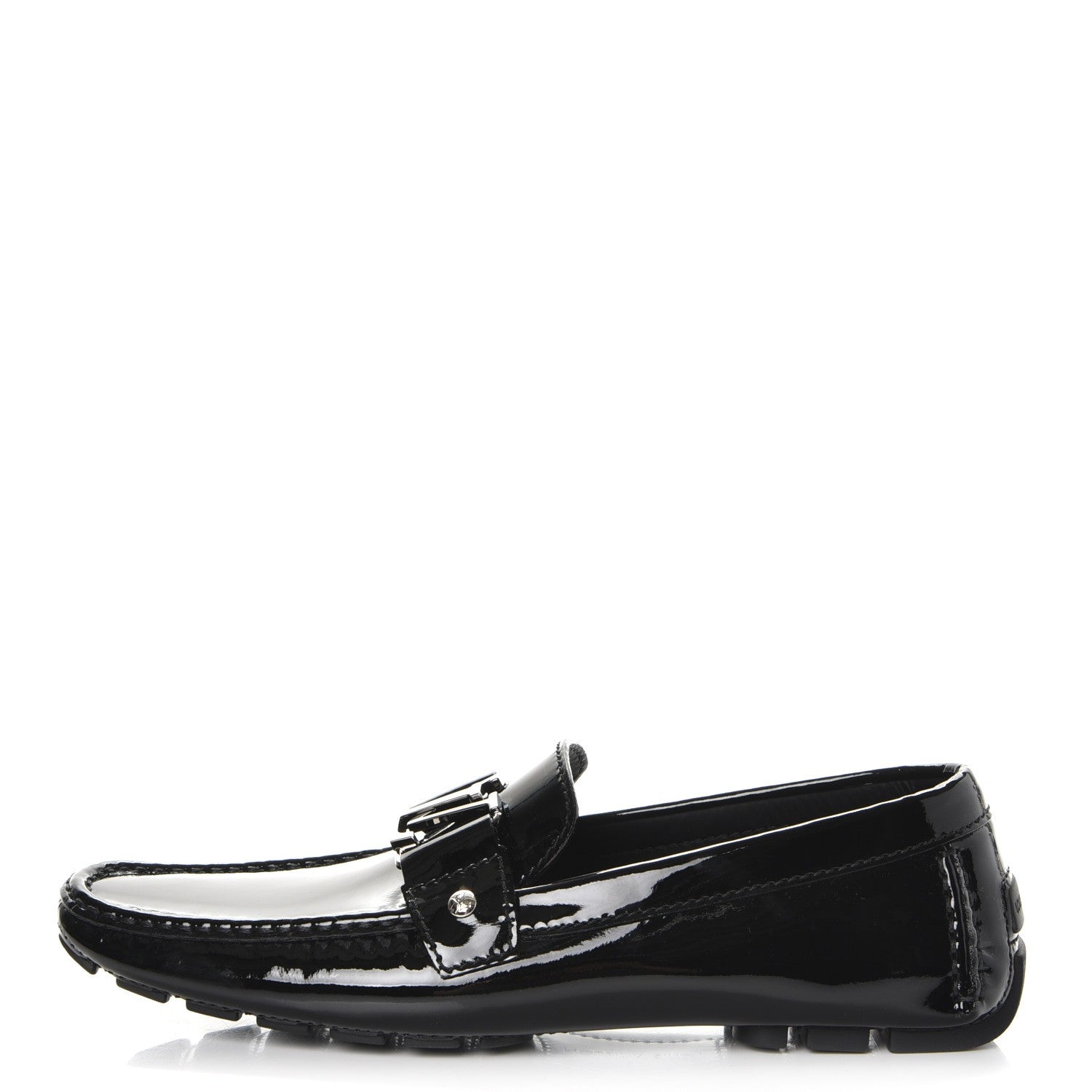 Louis Vuitton Patent Monte Carlo Loafers 9 Black 1 of 10