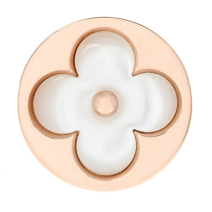 Louis Vuitton 18K Pink Gold Mother of Pearl Color Blossom Sun Stud Earring 1 of 4