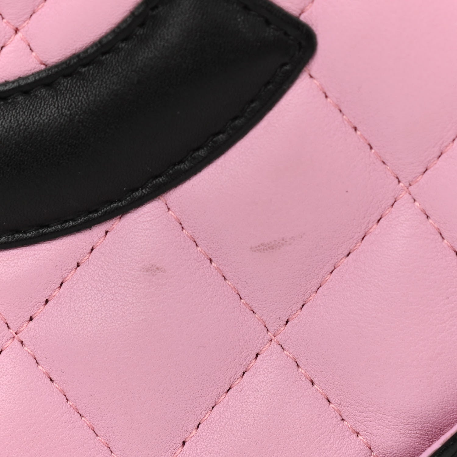 Chanel Calfskin Quilted Medium Cambon Tote Pink Black 14 of 14