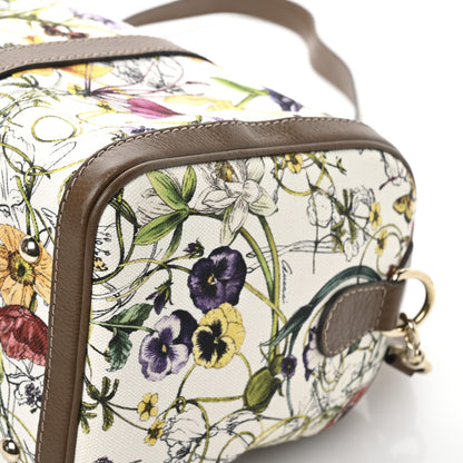 Gucci Canvas Flora Infinity Medium Joy Boston White Multicolor Acero 10 of 12