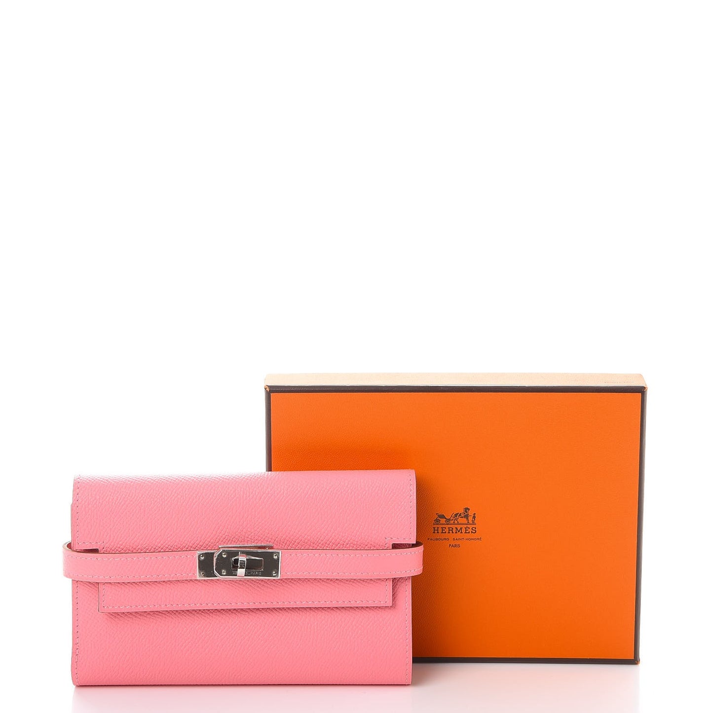 Epsom Medium Kelly Wallet Rose Confetti