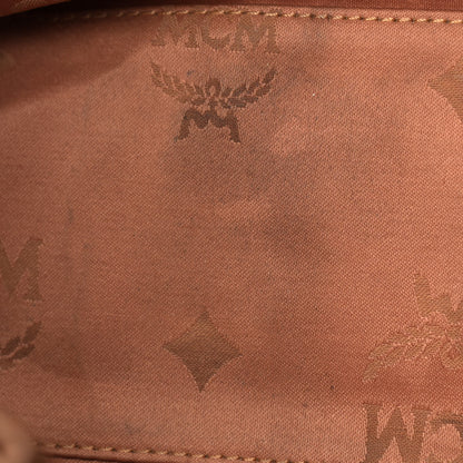 MCM Visetos Satchel Cognac 18 of 20