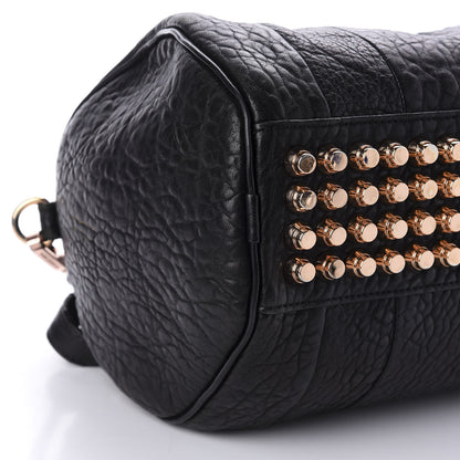 Alexander Wang Pebbled Lambskin Rockie Black Rose Gold Hardware 6 of 9