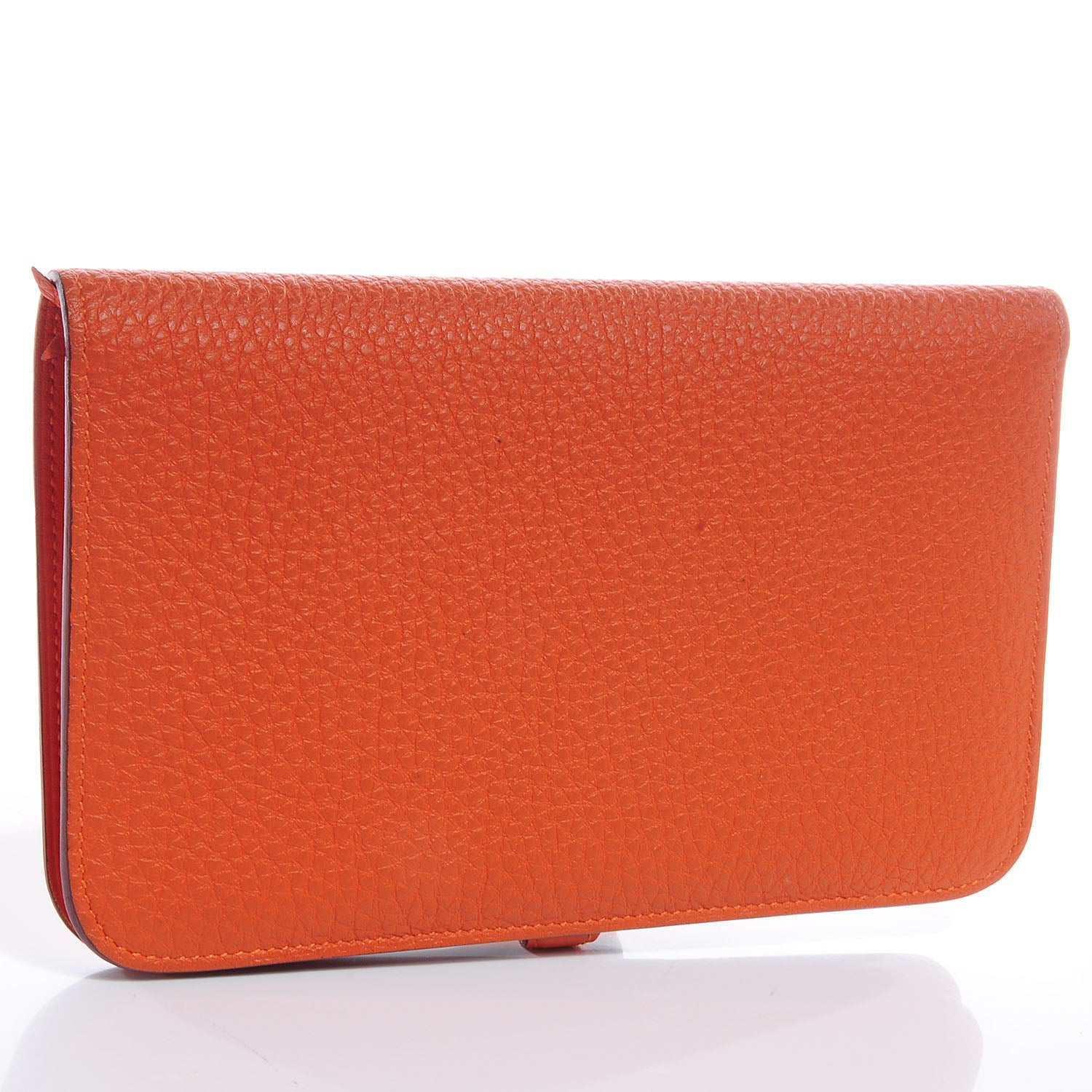 Hermes Togo Dogon Combined Wallet Orange 3 of 8