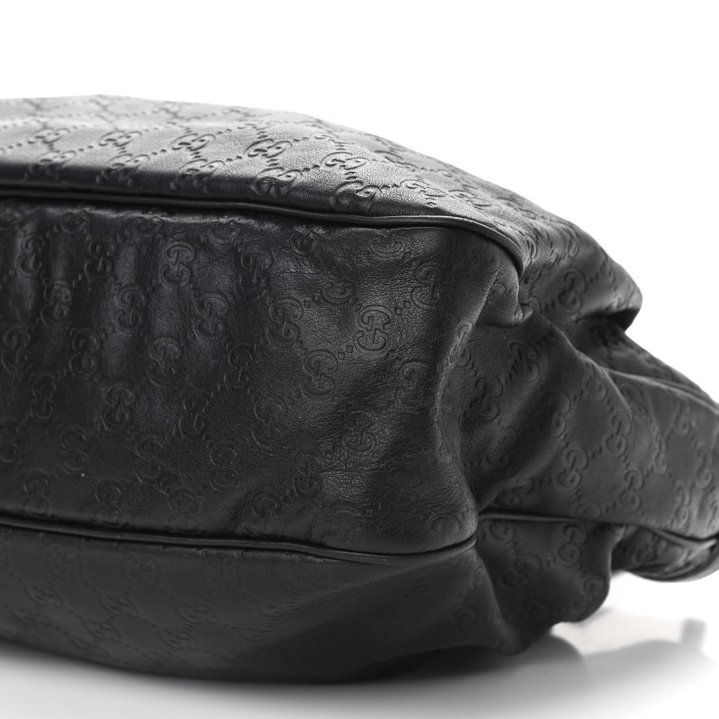 Guccissima Medium Sukey Top Handle Tote Black