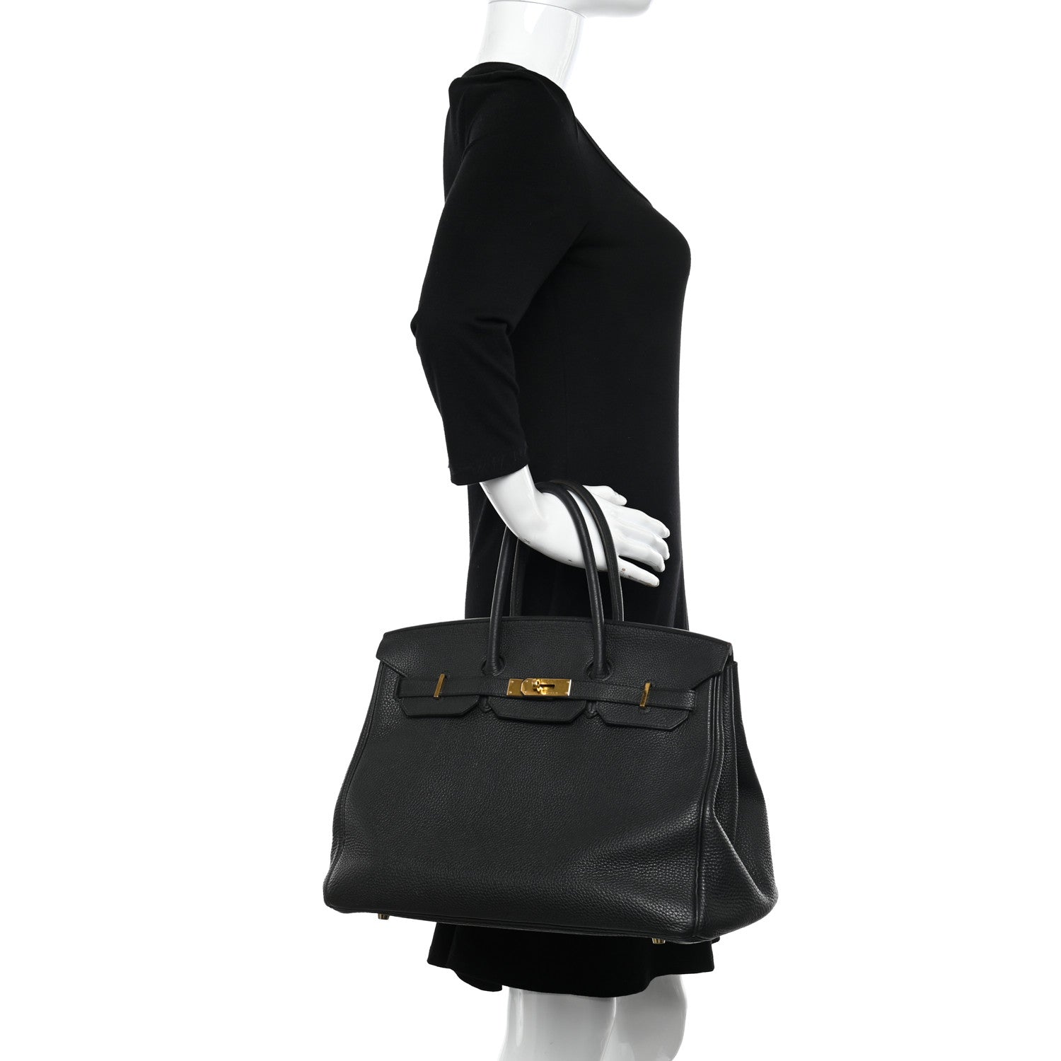 Hermes Togo Birkin 35 Black 2 of 21