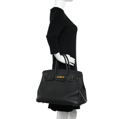 Hermes Togo Birkin 35 Black 2 of 21