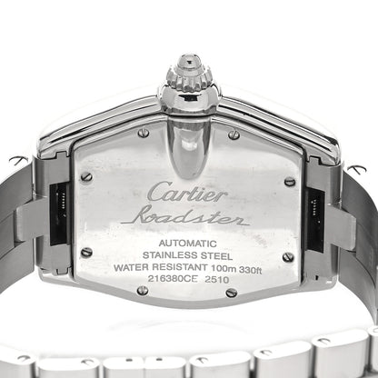 Cartier Stainless Steel 37mm Roadster Automatic Watch Black 4 of 5