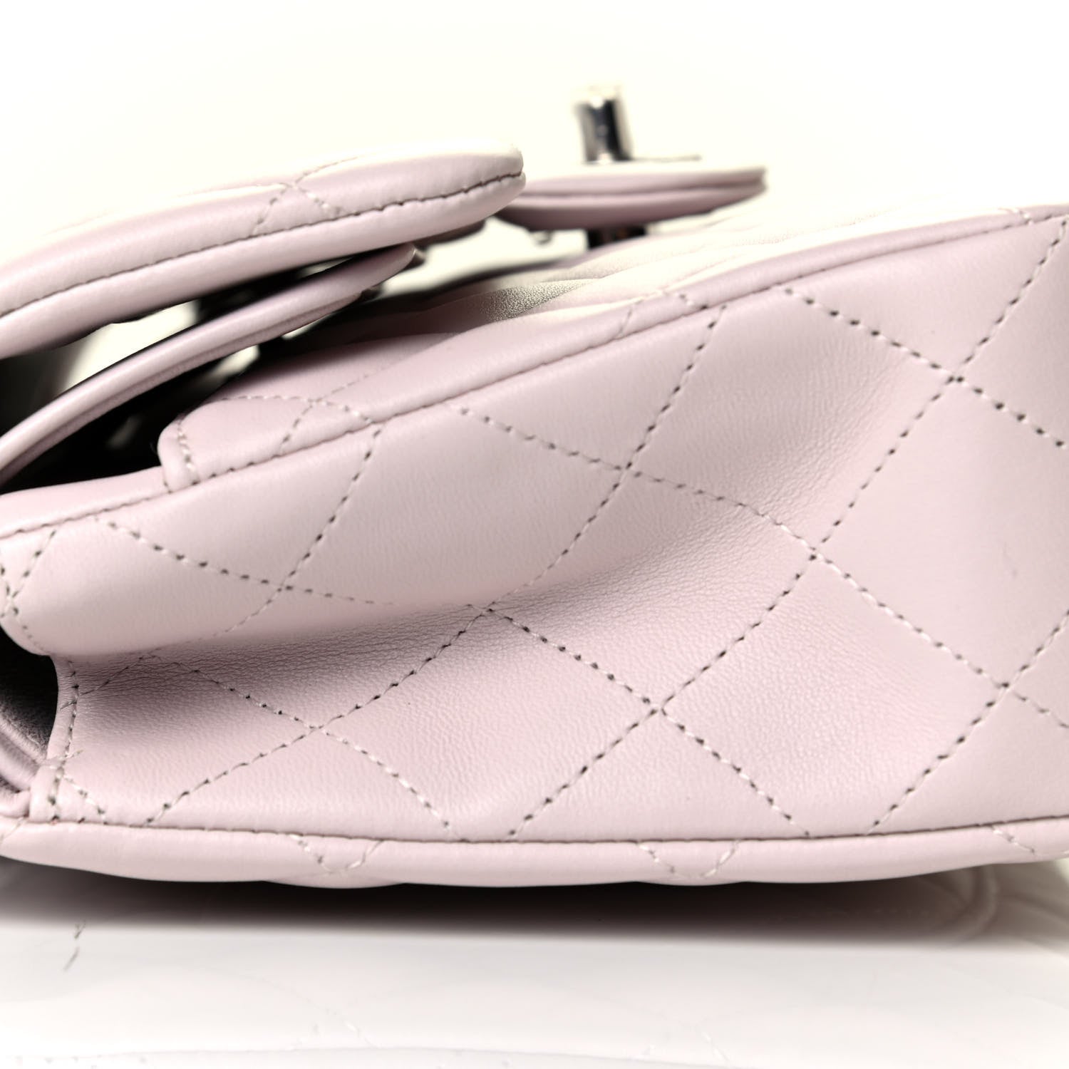 Chanel Lambskin Quilted Small Double Flap Light Purple 5 of 6