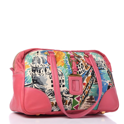 Prada Canapa Semitracolla St Venez Tote Giada Peonia 3 of 13