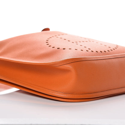 Hermes Epsom Evelyne II PM Orange 8 of 15