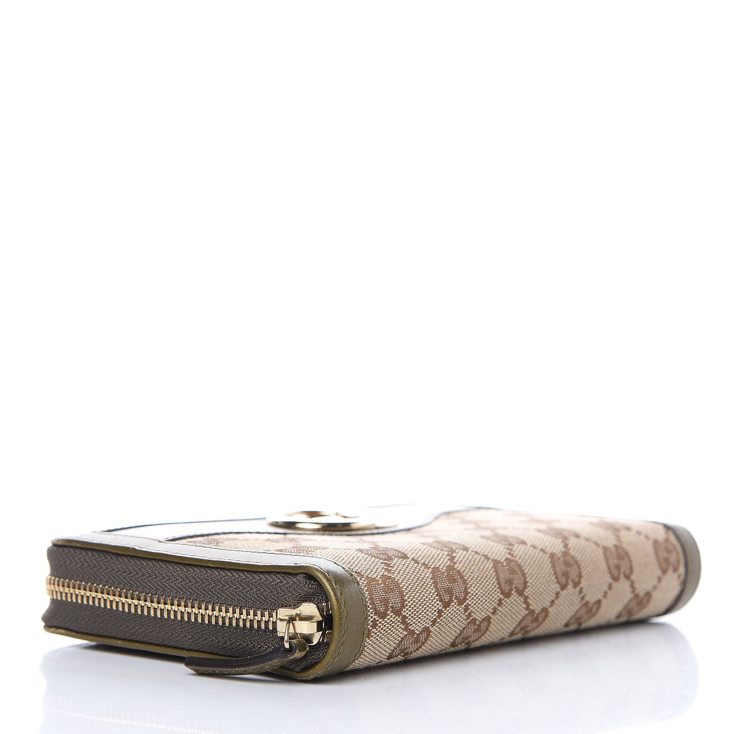 Monogram Sukey Zip Around Wallet Green