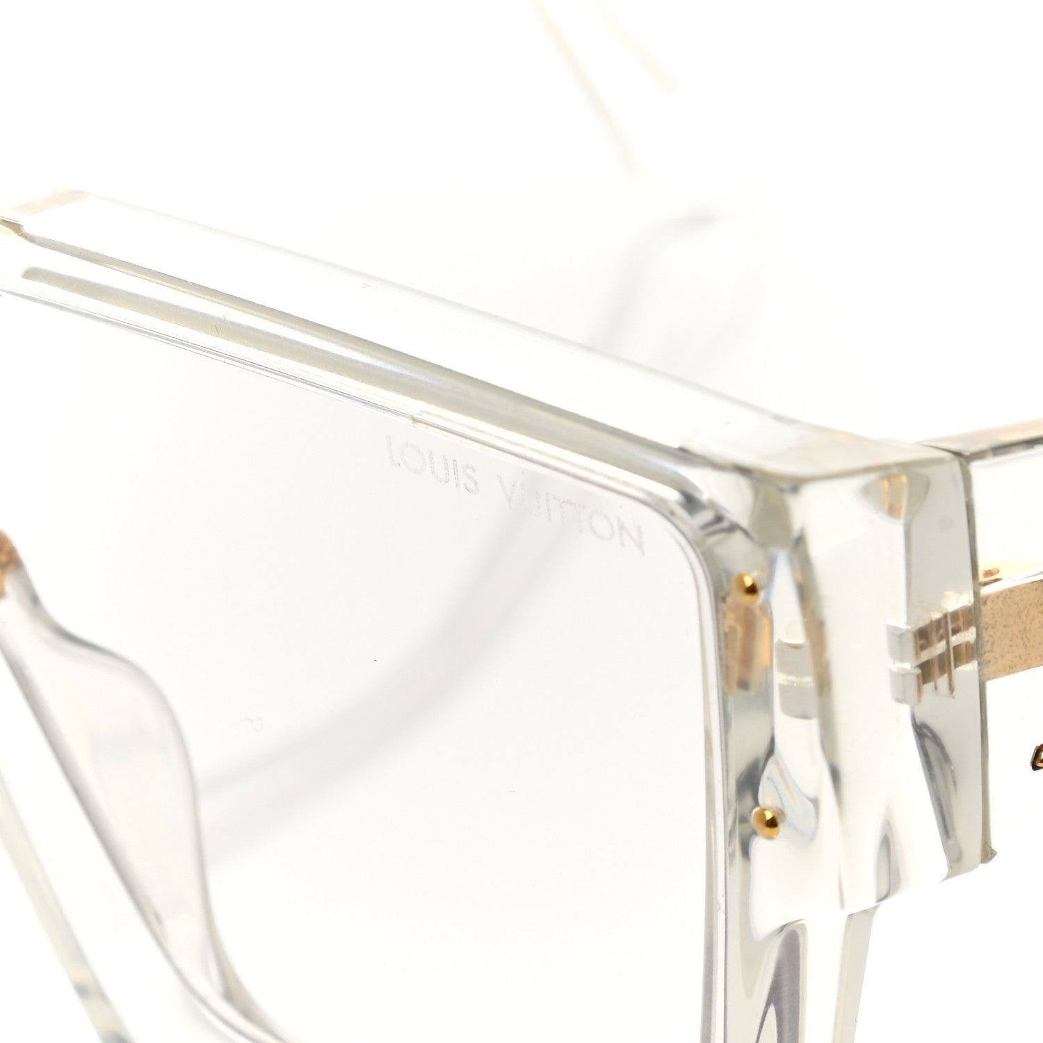 Louis Vuitton Cyclone Sunglasses Z1642W Transparent 8 of 9