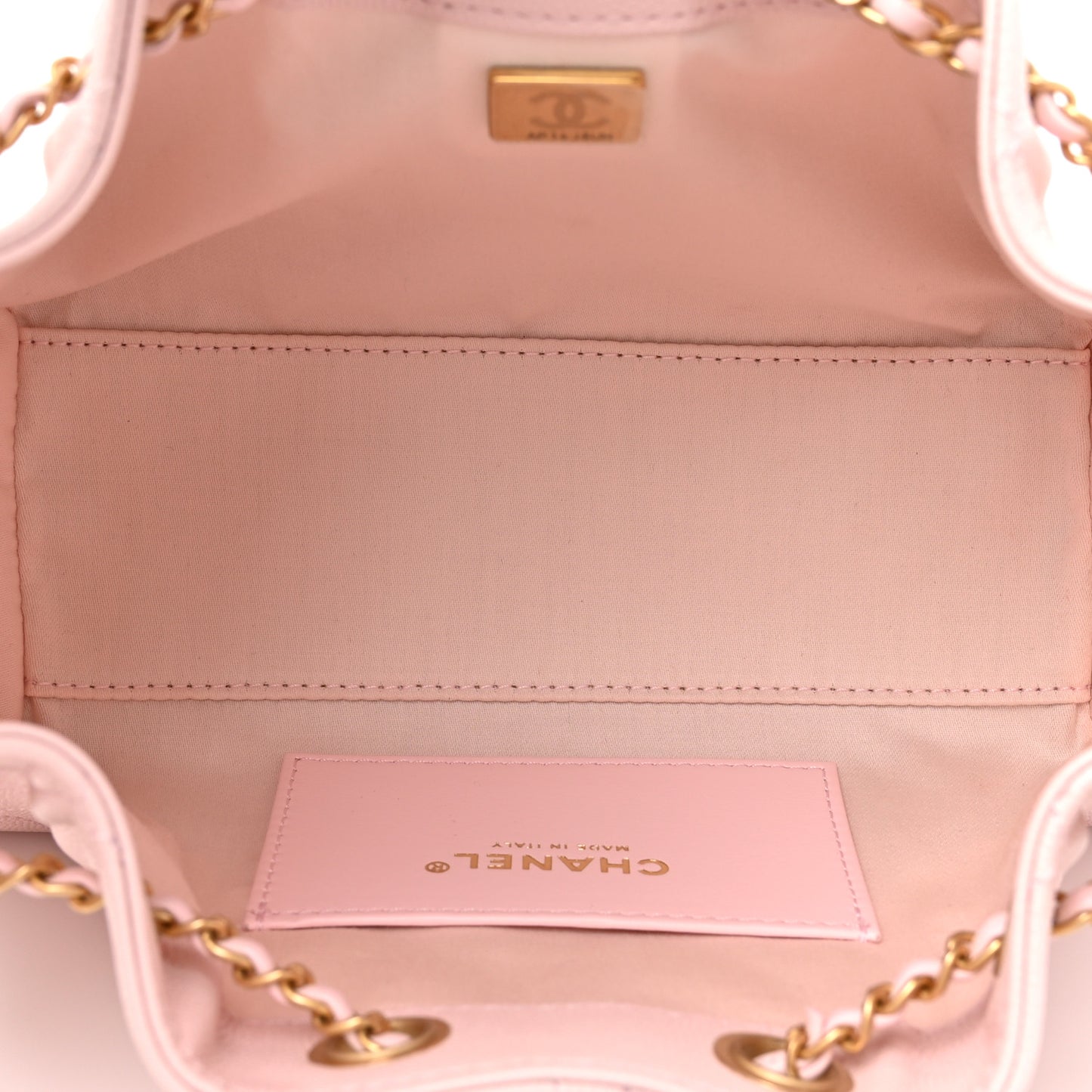 Caviar Quilted Mini Chanel 25 Handbag Light Pink