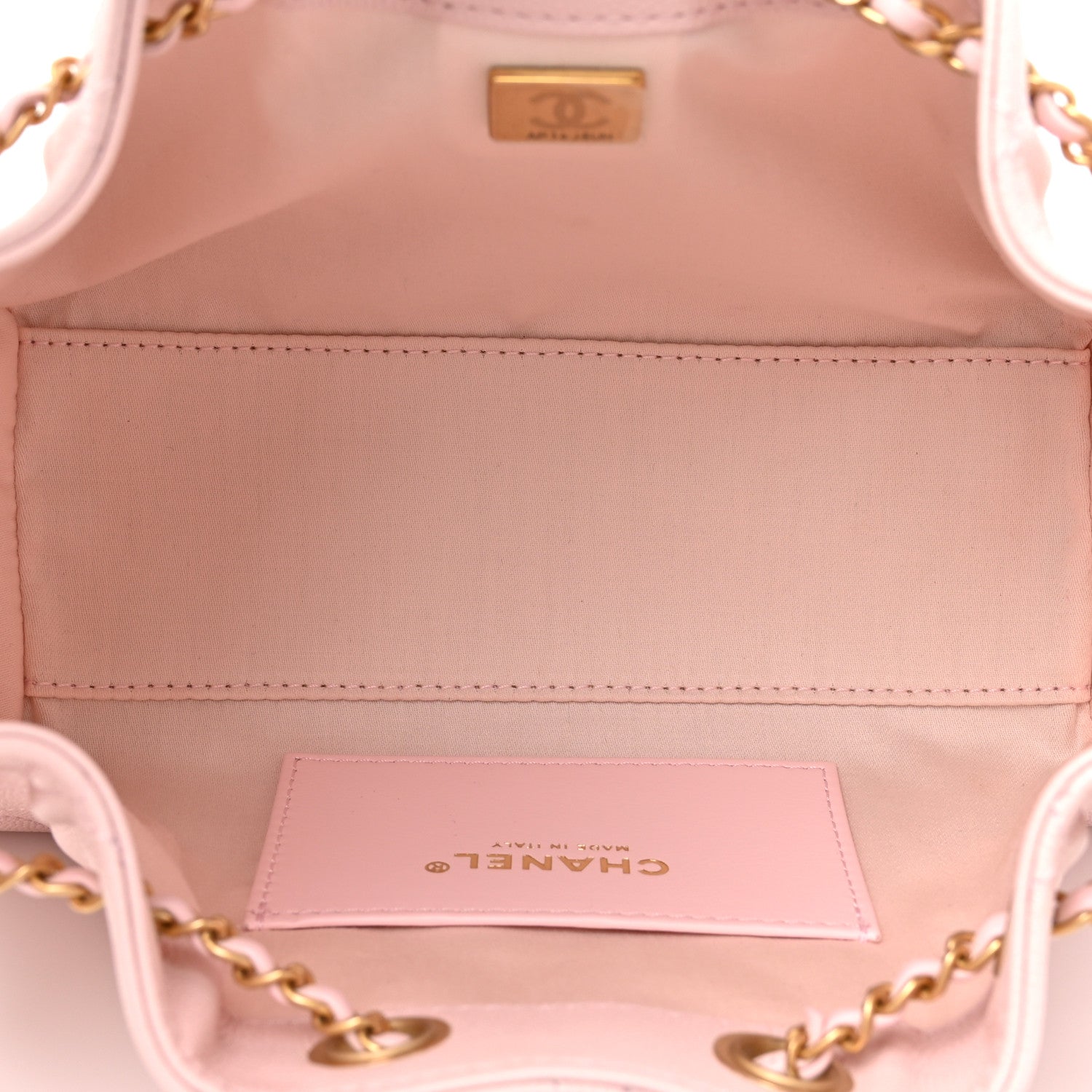 Chanel Caviar Quilted Mini Chanel 25 Handbag Light Pink 4 of 9
