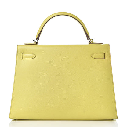 Hermes Epsom Kelly Sellier 32 Soufre 5 of 42