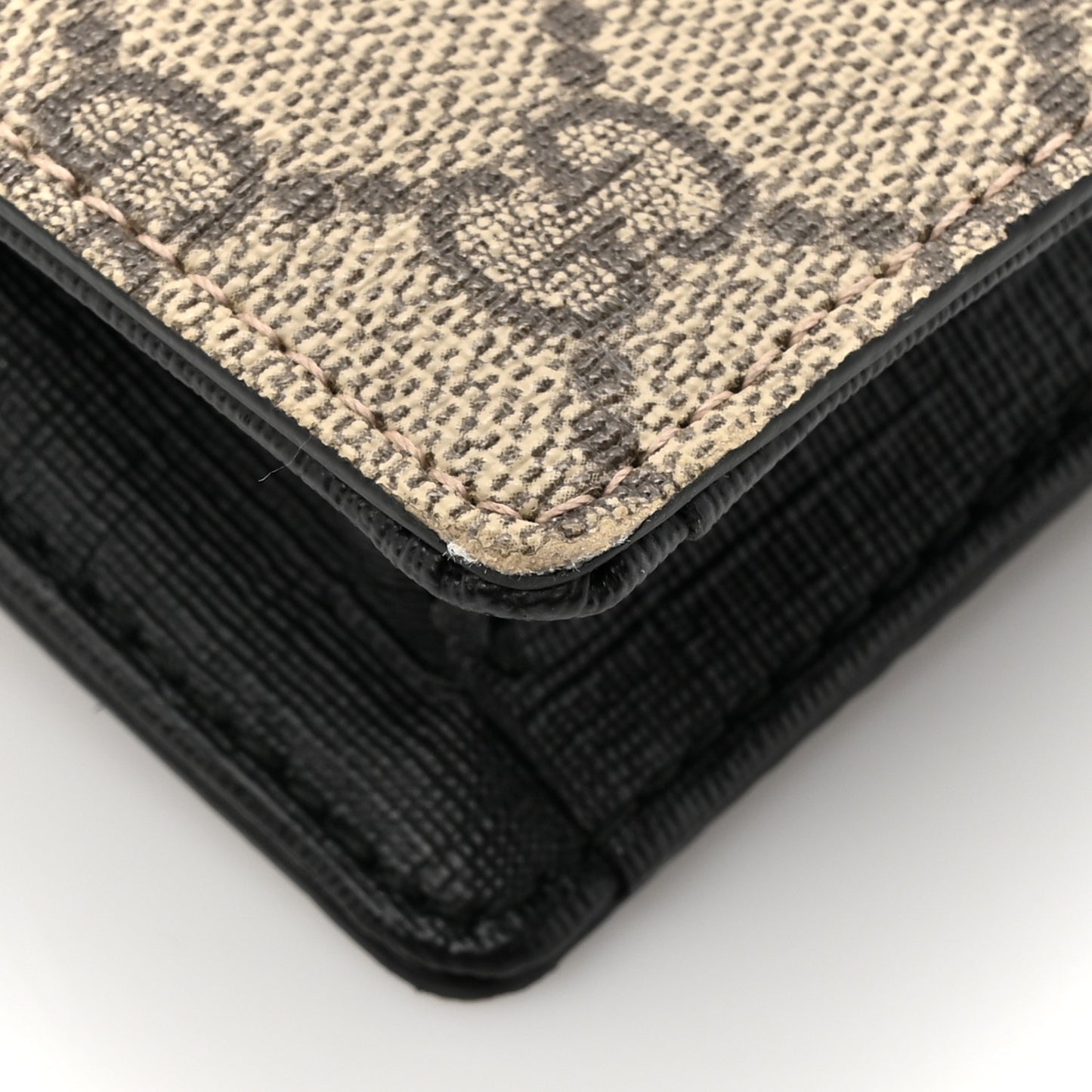 GG Supreme Monogram Web Belt Bag Black