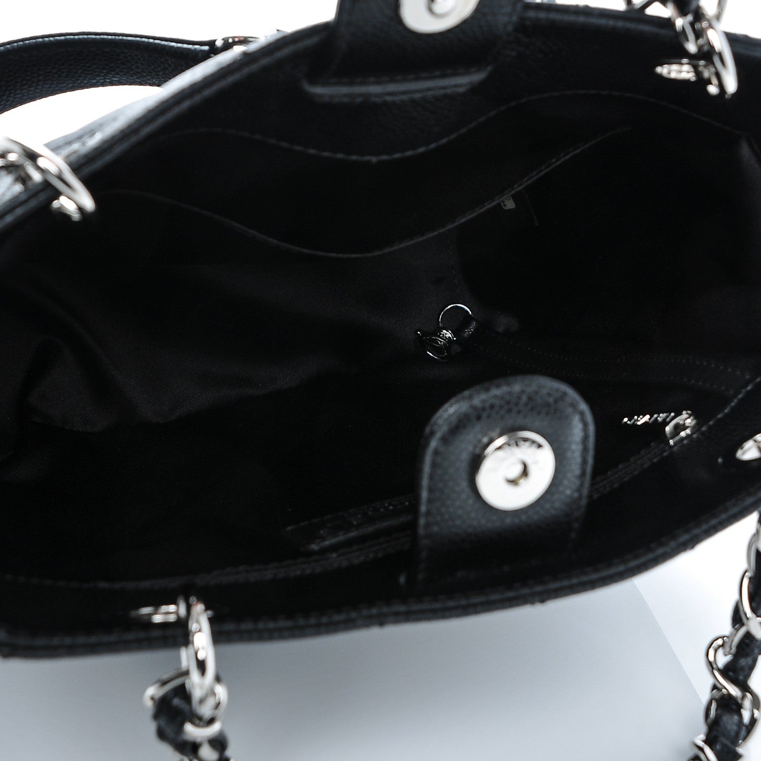 Chanel Caviar Quilted Petit Shopping Tote PST Black 5 of 7