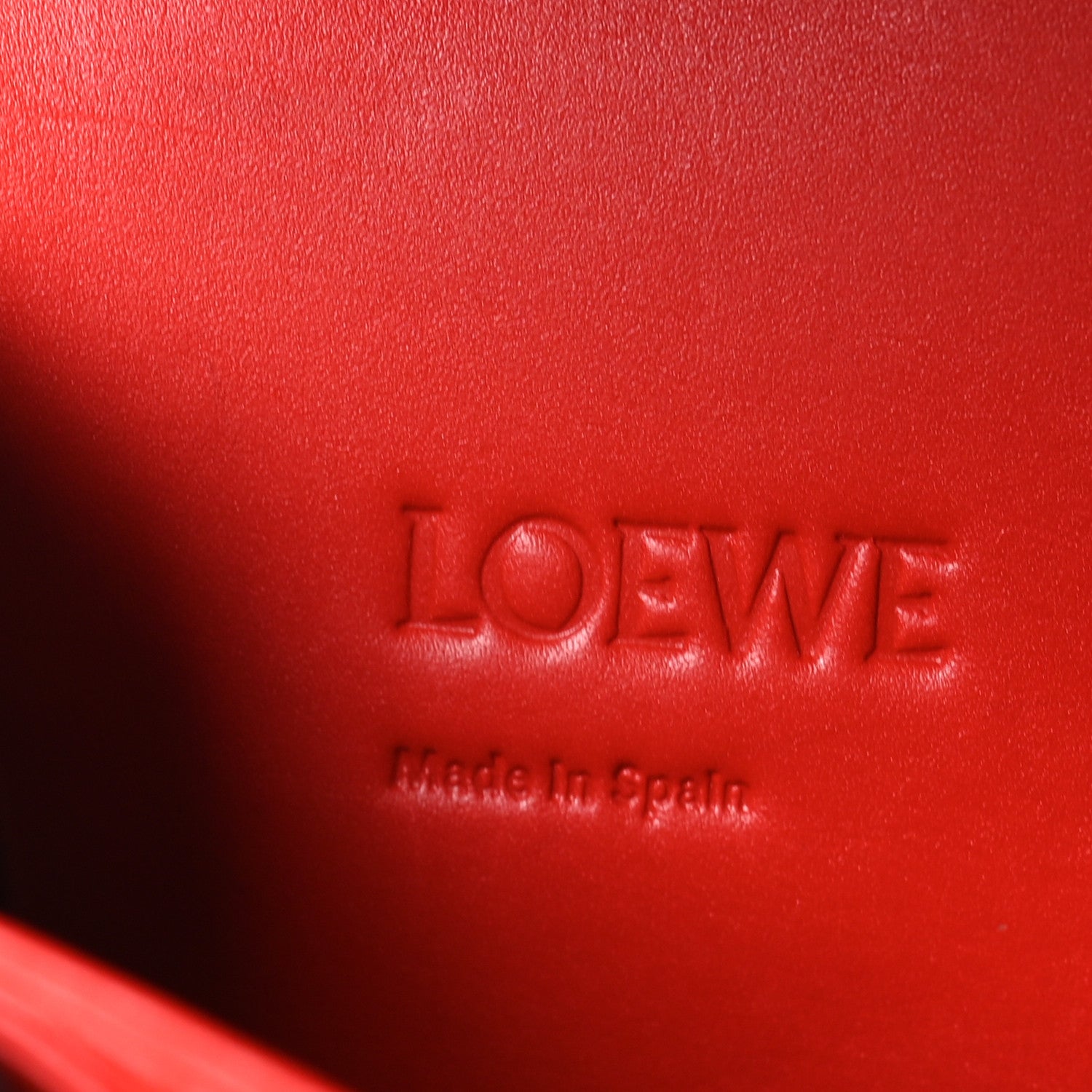 Loewe Calfskin Medium Barcelona Shoulder Bag Red 6 of 10