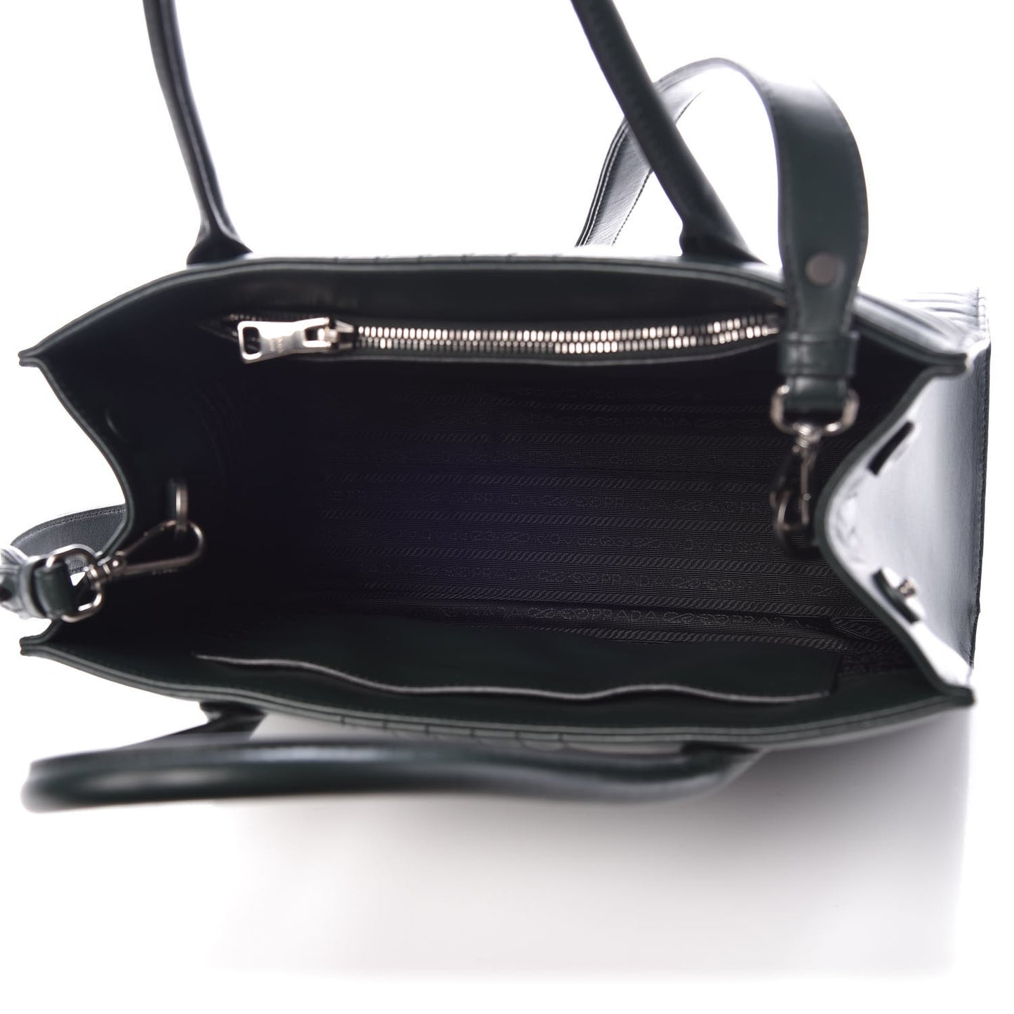 Soft Calfskin Diagramme Handbag Green