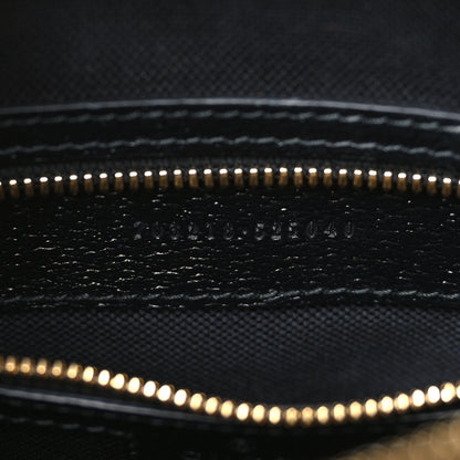 Gucci Mini Vintage GG Supreme Monogram Textured Dollar Calfskin Web Large Diana Tote Bag Black 7 of 10