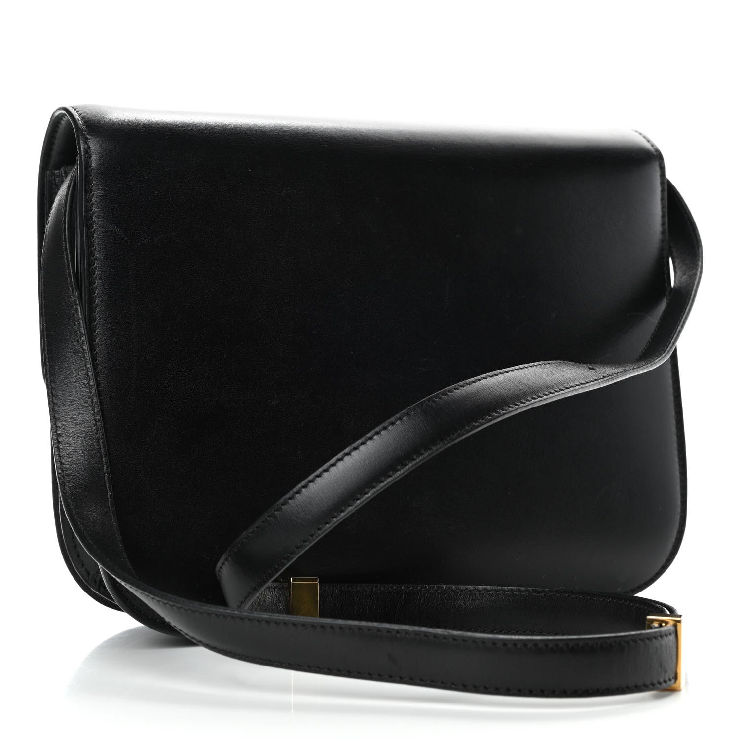 Celine Box Calfskin Medium Classic Box Flap Bag Black 2 of 4