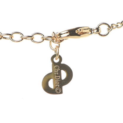 Christian Dior Crystal Bow Necklace Gold Gold 4 of 5
