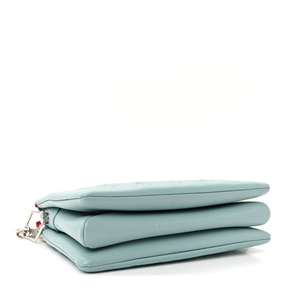 Louis Vuitton Lambskin Embossed Monogram Coussin PM Bleu 4 of 9