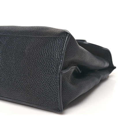Gucci Cellarius Calfskin Medium Bamboo Daily Top Handle Bag Black 9 of 9