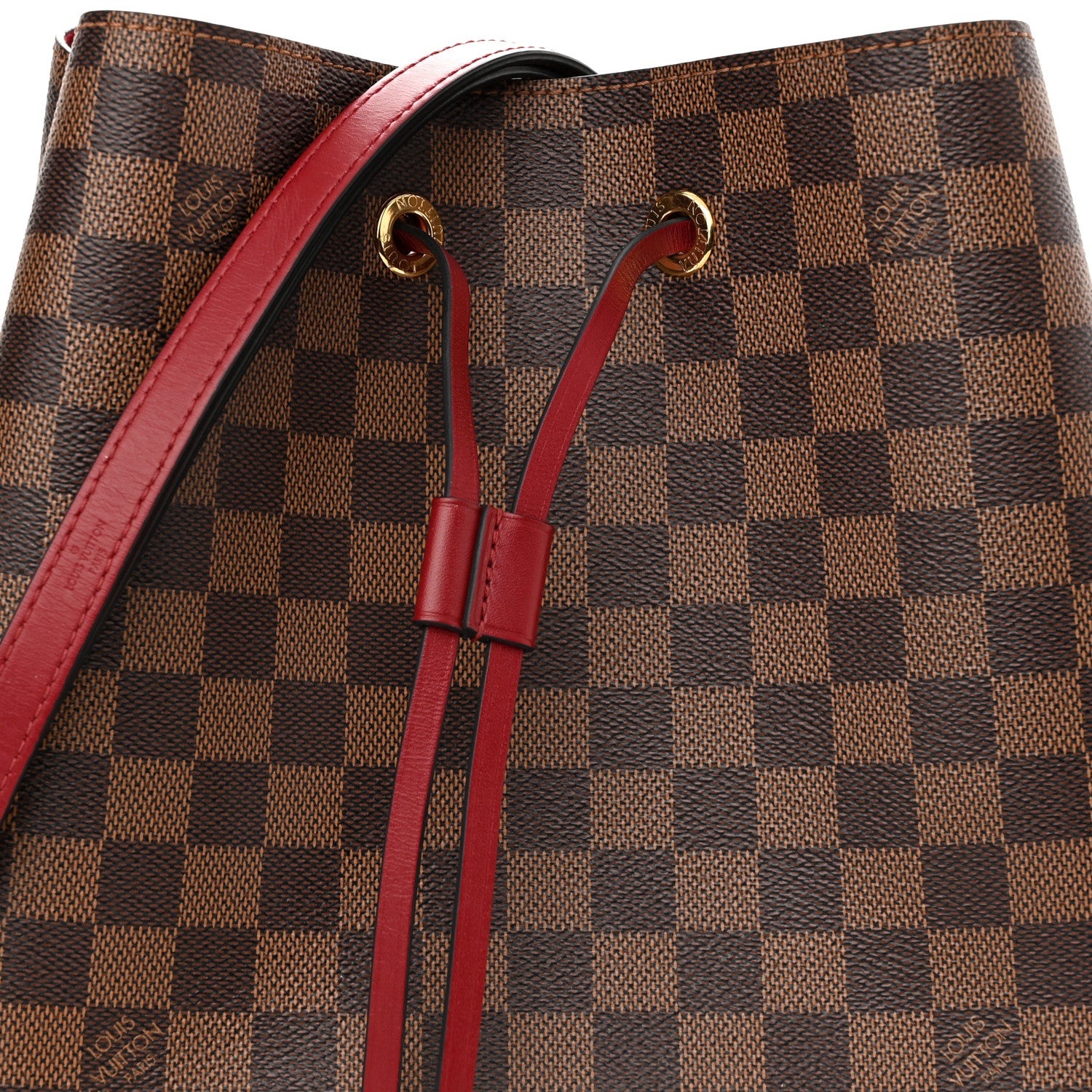 Louis Vuitton Damier Ebene Neonoe MM Cherry Berry 8 of 11