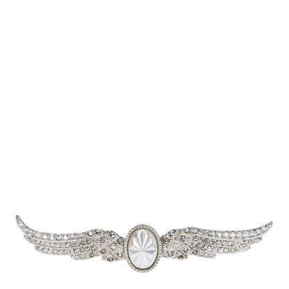 Chanel Crystal Wings Brooch Gold 1 of 3