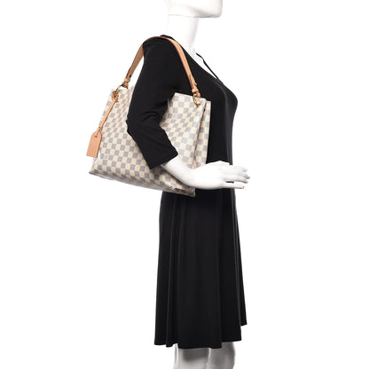 Louis Vuitton Damier Azur Graceful PM Beige 2 of 13