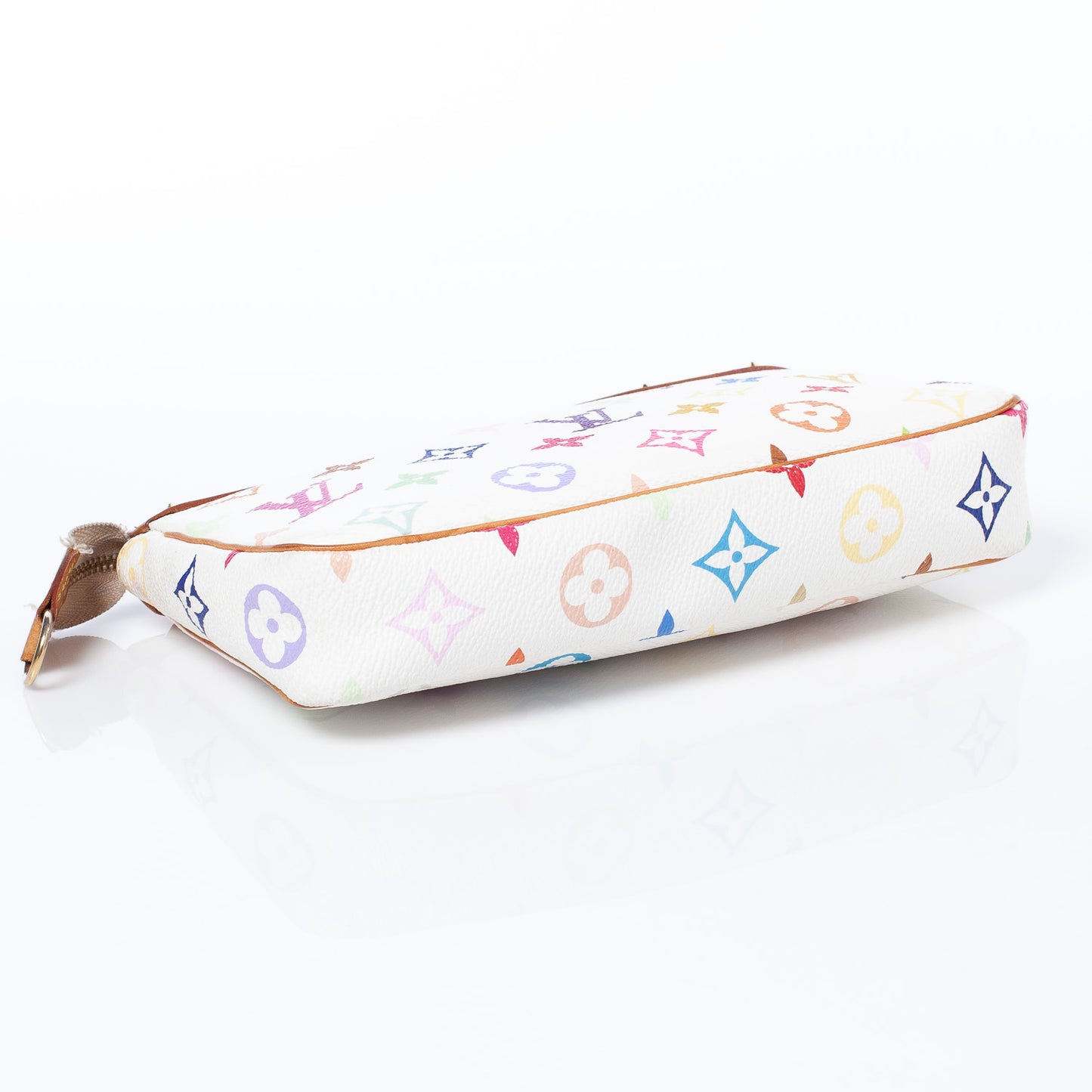 Monogram Multicolor Pochette Accessories White