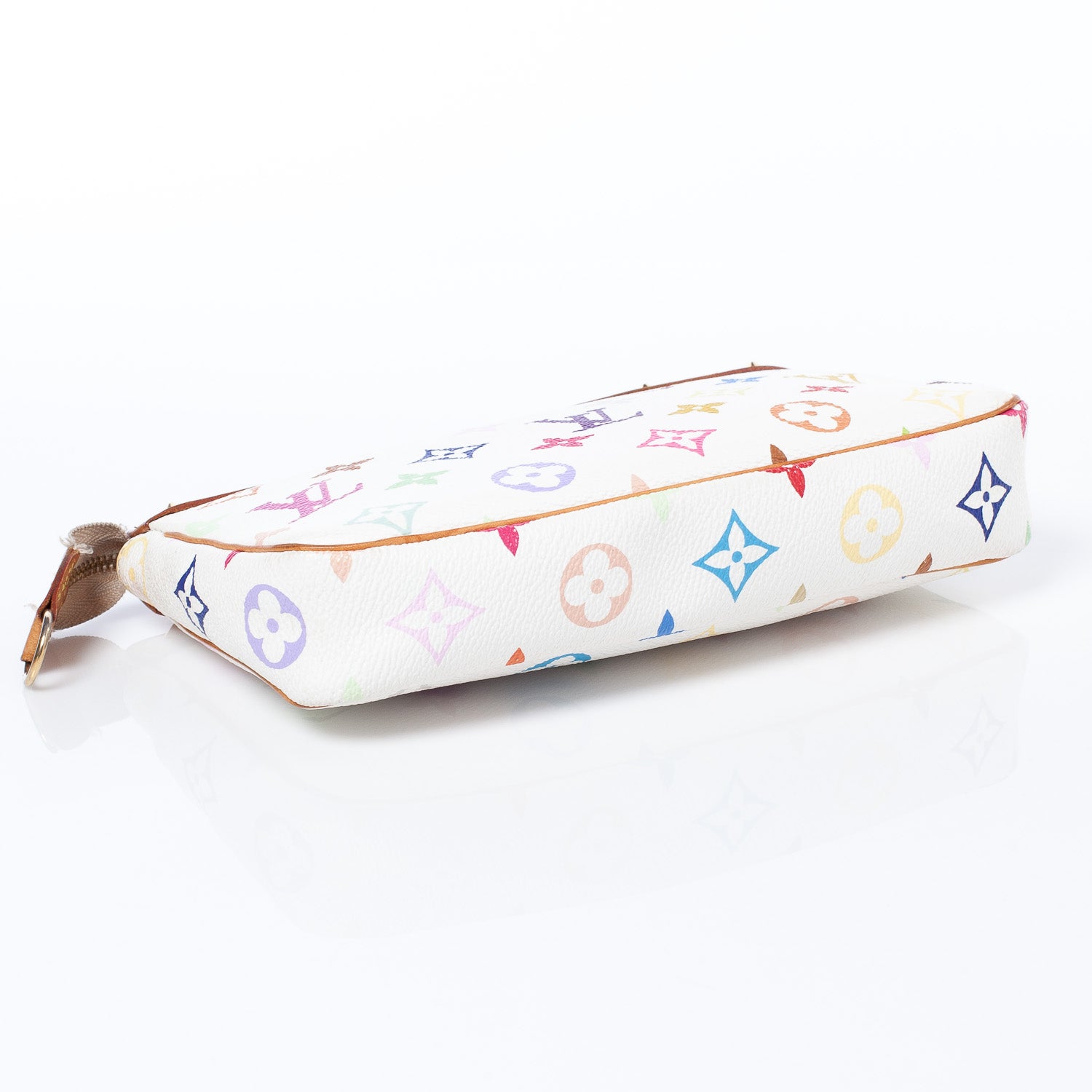 Louis Vuitton Monogram Multicolor Pochette Accessories White 4 of 9