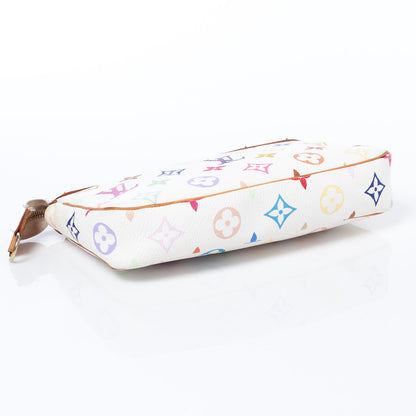 Louis Vuitton Monogram Multicolor Pochette Accessories White 4 of 9