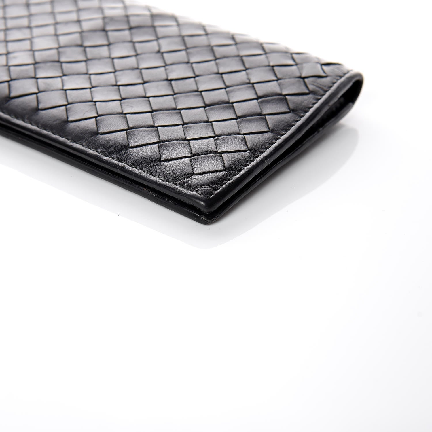 Bottega Veneta Nappa Intrecciato Flap Wallet Black 6 of 13