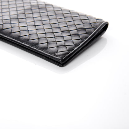 Bottega Veneta Nappa Intrecciato Flap Wallet Black 6 of 13