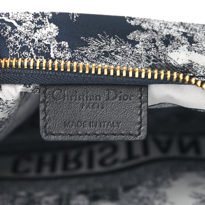 Christian Dior Technical Fabric Toile De Jouy Reverse Diortravel Zipped Pouch Blue Multicolor 6 of 8