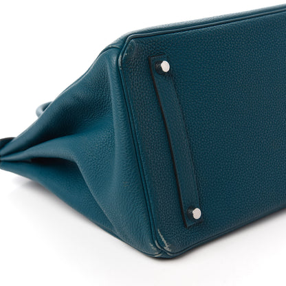 Hermes Togo Birkin 35 Cobalt 6 of 14