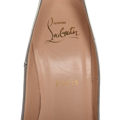 Christian Louboutin Metallic Calfskin So Kate 120 Pumps 37 Silver 9 of 9