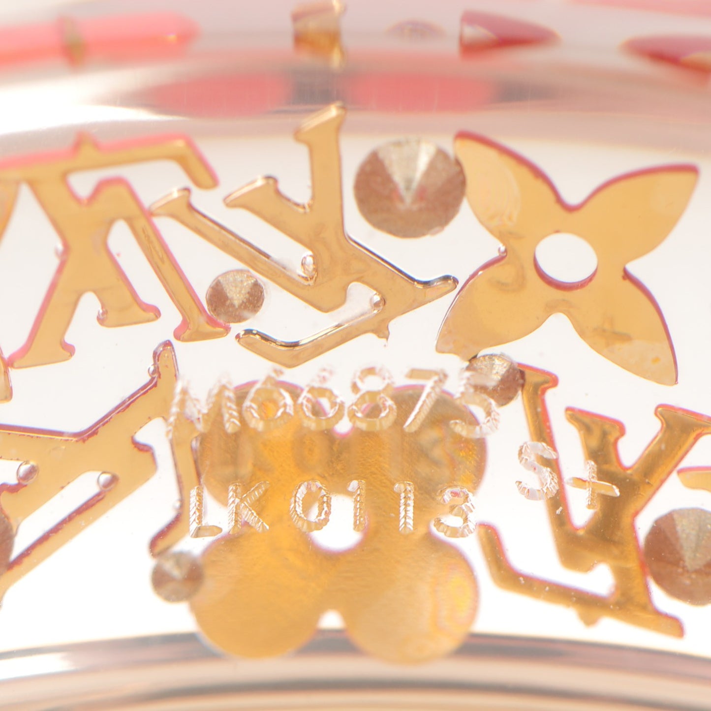 Resin Swarovski Inclusion GM Bracelet S Tangerine