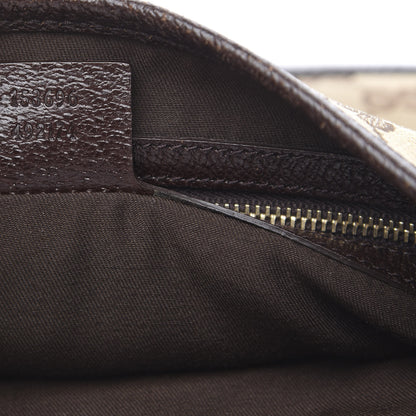 Gucci Monogram Web Jackie O Hobo Dark Brown 7 of 12